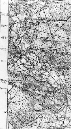 Lohsa-Riegel. Karte, 1:100.000