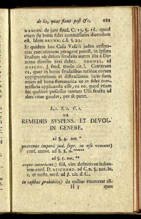 Remediis suspens. et devol. in genere. - De processu summario regulari.