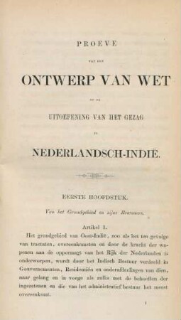 Eerste hoofdstuk. Van het grondgebied en zijne bewoners
