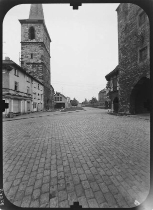 Arnstadt, Ried. Jakobsturm (1484). Ansicht von Westen