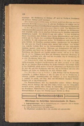 Mitteilungen des Katholischen Internatsverbandes für Bayern