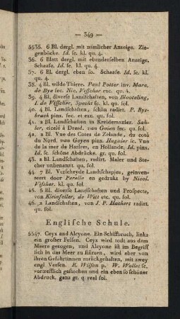 349-353, Englische Schule.