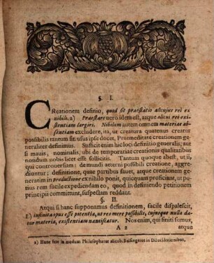 Disp. philos. de creatione huius mundi ex nihilo in tempore