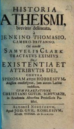 Historia Atheismi