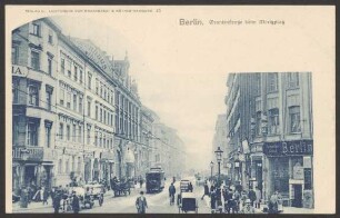 Ansichtskarte Blick auf die Oranienstraße beim Moritzplatz [2/3]