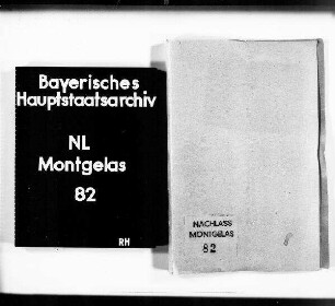 Graf Alois von Rechberg aus Paris, Wien, Frankfurt, Mailand an Montgelas (50 Briefe), vgl. Weis, Montgelas 2, 807; Vacquant und Fürst von Wrede an Graf von Rechberg (3 Briefe); Graf von Rechberg an Kronprinz Ludwig (29.6.1816, Abschrift); Fürst von Metternich an Montgelas (o.D.)