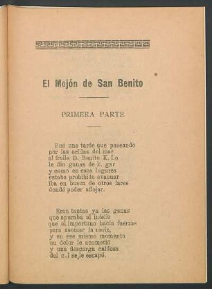 El mojón de San Benito