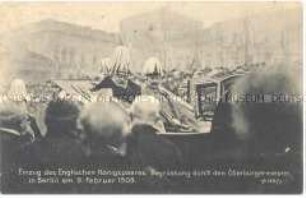 Wilhelm II. und Edward VII. in einer Kutsche