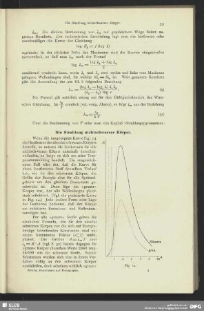 Die Strahlung nichtschwarzer Körper