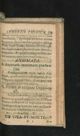Caput II. De Vita Et Morte.