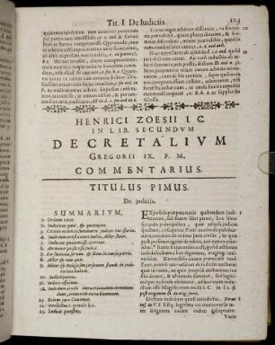 Titulus Primus [ - ] Titulus XI.