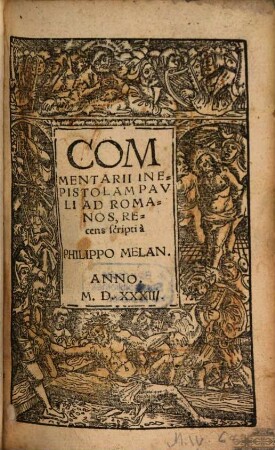 Commentarii in epistolam Pauli ad Romanos ...