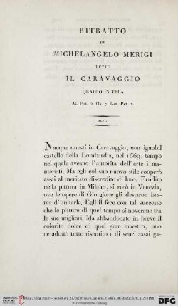 Ritratto di Michelangelo Merigidetto il Caravaggio