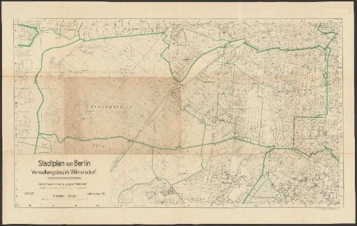Stadtplan von Berlin : Verwaltungsbezirk Wilmersdorf