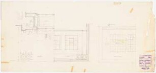 Park Hotel, Posen: Haupteingang, Vorbau: Grundriss, Dachaufsicht 1:20