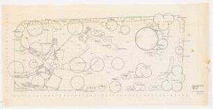 Garten Mellert, Bretten: Pflanzplan 1:100
