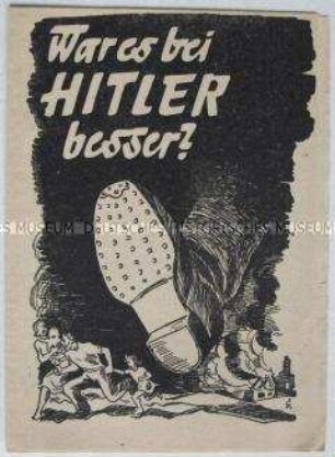 Illustrierte Propagandaschrift der SED zu den Wahlen 1946