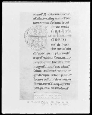 Lectionarium Matutinale — Initiale E, Folio 57verso