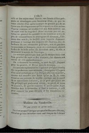 Théatre du Vaudeville.