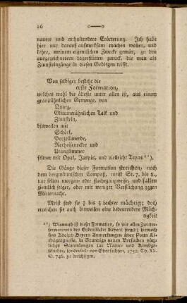 [Beschreibung der einzelnen Zinnstein-Gangformationen]