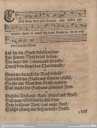 Christ König Gott unser Heyland...