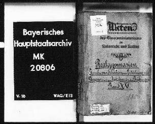Realgymnasien. Gesuche von Schülern um Erteilung von Dispensen und um Zulassung zu den Prüfungen.