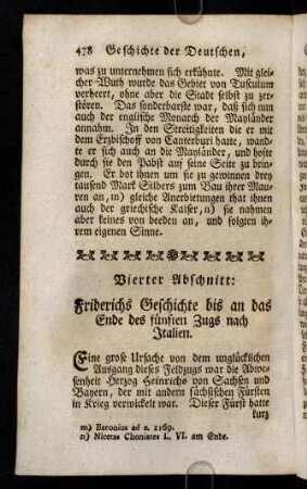 478-488, Eine grose Ursache von dem ungluecklichen ...