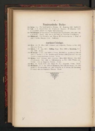 Numismatische Bücher