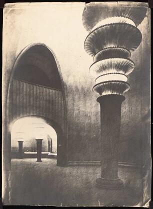 Großes Schauspielhaus (auch: Theater des Volkes, Friedrichstadtpalast), Berlin: Lichtsäulen im Foyer