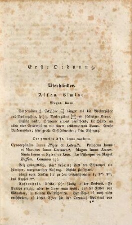 Europäische Fauna oder Verzeichniß der Wirbelthiere Europa's, 1. Säugethiere und Vögel