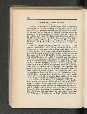 Rückzug der 11. Armee zur Donau.