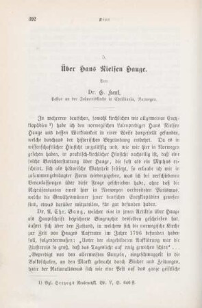 392-402 Über Hans Nielsen Hauge