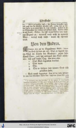 Von dem Andren.