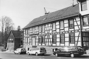 Gaststätte ''Zum Erbprinzen'' (Wohnhaus, Fachwerk); Birstein, Hauptstraße 30