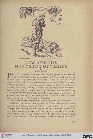 4: Law and the merchant of venice