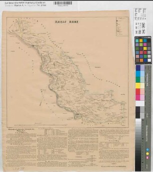Düsseldorf (Reg.Bez.) Kreiskarten Kreis Rees mit Erläuterung um 1833 1 : 100 000 42 x 46 Lithographie: Severin, Düsseldorf J. H. Funcke, Buchhandlung, Krefeld Regierung Arnsberg