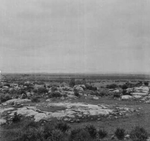 Panoramaaufnahme : Panorama der Landschaft vom Gipfel eines Berges