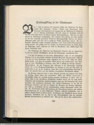 Stellungskrieg in der Champagne