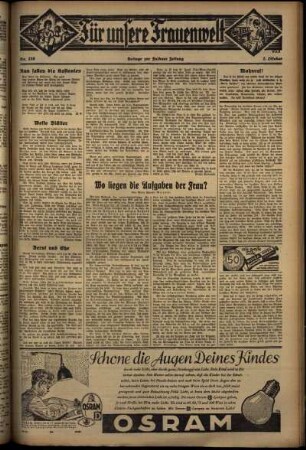 Dritte Ausgabe vom Mittwoch, den 02. Oktober 1935.