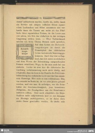 Beleuchtungskörper