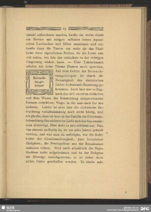 Beleuchtungskörper