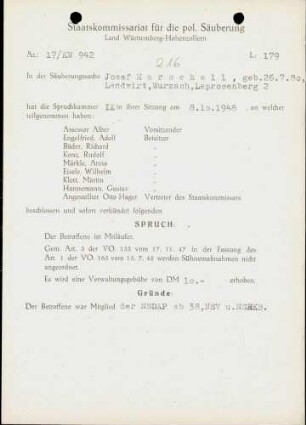 Marschall, Josef