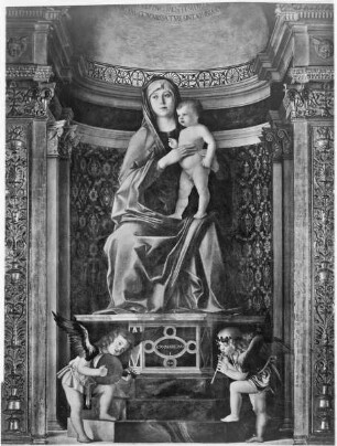 Frari-Triptychon — Madonna mit Christus und Engeln