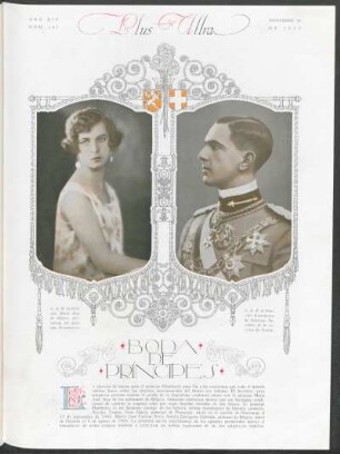 [Fotografía de] S.A.R. la Princesa María José de Bélgica [y] S.A.R. el Príncipe Humberto de Saboya