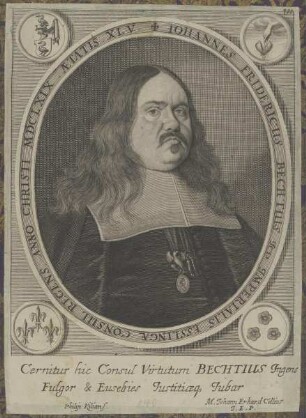Bildnis des Iohannes Fridericus Bechtilis