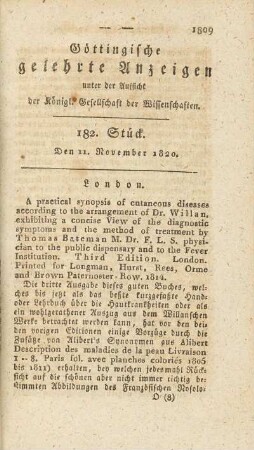 1820, 182: Stück