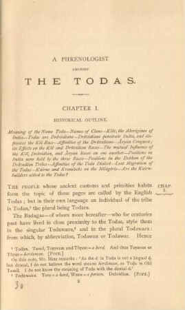 Chapter I. Historical outline