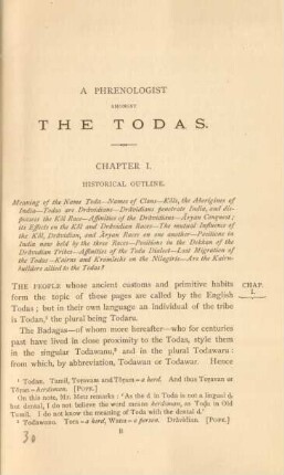 Chapter I. Historical outline