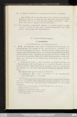 a) Assimilation von Konsonanten.