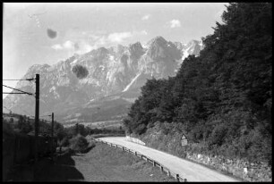 Werfen: Strecke und Straße im Pinzgau